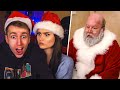 REACTING TO THE WEIRDEST CHRISTMAS ADVERTS With Talia