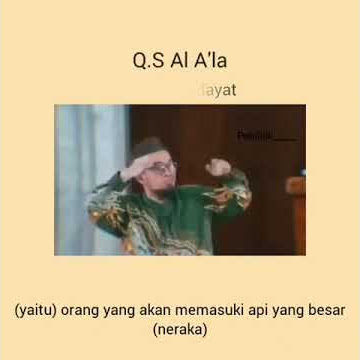 Ustad Adi Hidayat Lc, Ma Q.S.Al-A'la