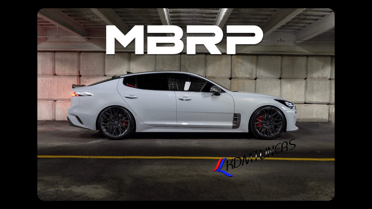 MBRP Kia Stinger Cat Back Exhaust YouTube