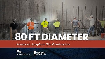 80ft Jumpform Silo Video - Marietta Silos
