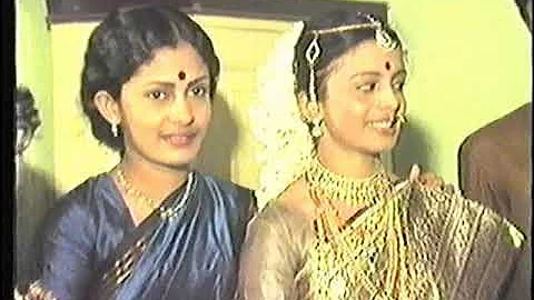 Traditional Kerala wedding of 1988: Latha Weds Sur...