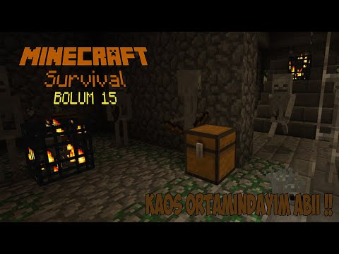 2. Kez Mineshaft Bulduk | Minecraft Türkçe #15