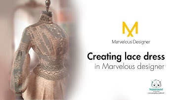 Creating lace dress in Marvelous Designer