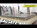 Werkbankplatte aus Aluminium für Edelstahl | Bausatz Kit zum selber schweißen | hdb schweiss shop