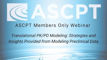 Translational PK/PD Modeling: Strategies and Insights Provided from Modeling Preclinical Data