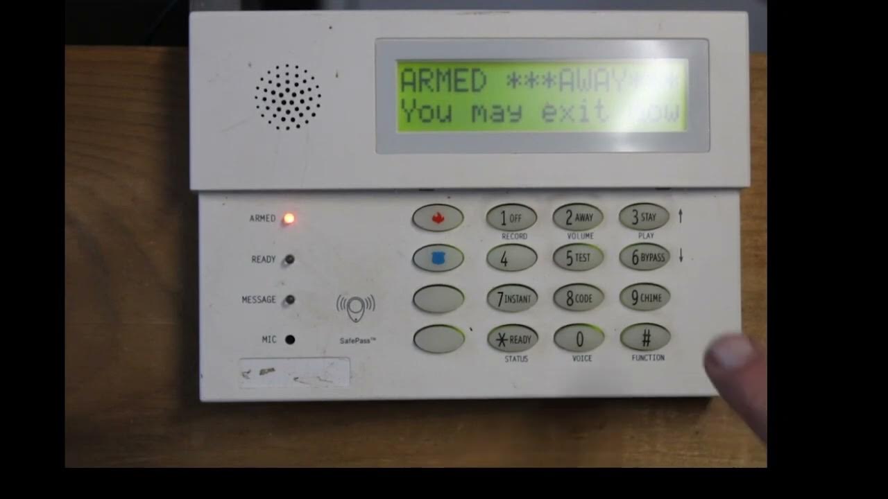 Safewatch 3000 / Ademco Vista turn off arming ding YouTube