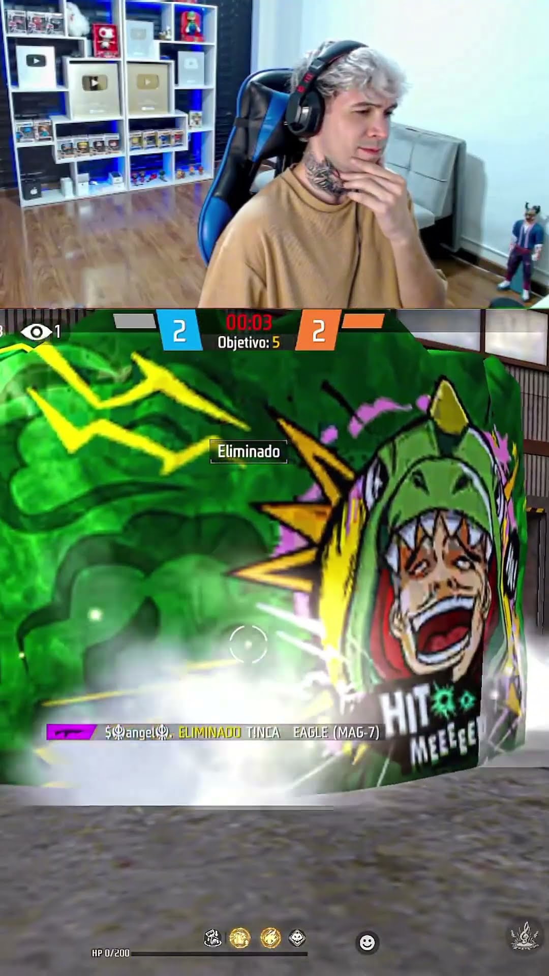 Al rey de la desert le haces emotes solo si te lo permite?