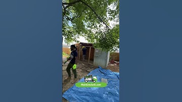 Satisfying Shed Demolition Timelapse | Main Line Junk | #ShedRemoval #PhillyBusiness