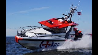 P42 Test run, Hydrolift and RS Crew (The Norwegian Society for Sea Rescue) high speed boat