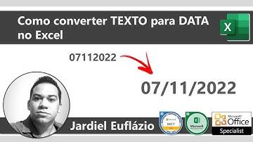 Como converter TEXTO para DATA no Excel (Parte 2)