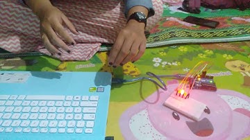 Pemrograman Hardware - Animasi LED dengan 4 Resistor & 4 LED dengan program Array(Bonus 2)