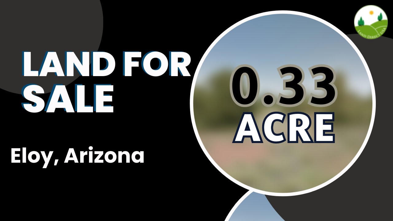 0.33 acre land for sale in Eloy, Arizona [40319138] YouTube