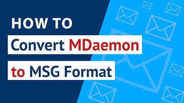 How to Convert MDaemon to MSG ? | Transfer MDaemon Files to MSG Outlook with MDaemon Migration Tool