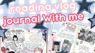 digital reading journal with me + book reviews! ♡ (bl addict reads straight romance ˶'ᯅ'˶ ★)