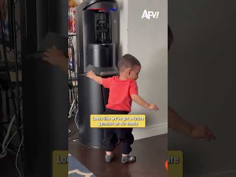 Looks like we've got a future gymnast on our hands 1 Looks like we've got a future gymnast on our hands