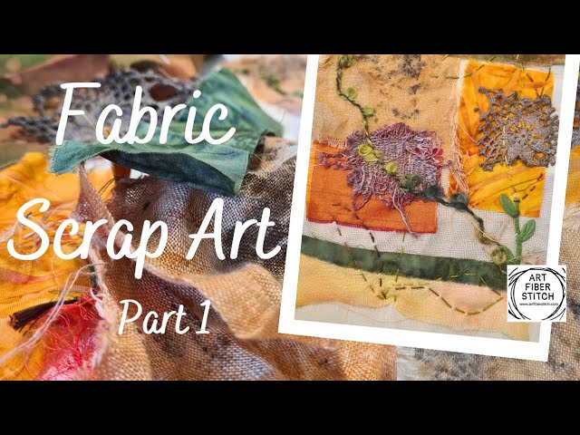 Kid's Art Portfolio from Fabric Samples & Scraps - Upcycle My Stuff