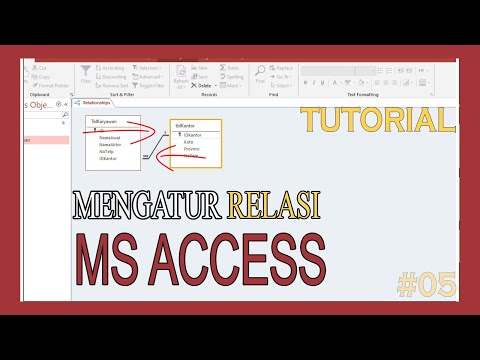 Video: Cara Mendesain Database Relasional di Microsoft Access untuk Pemula: 17 Langkah Video: Cara Mendesain Database Relasional di Microsoft Access untuk Pemula: 17 Langkah