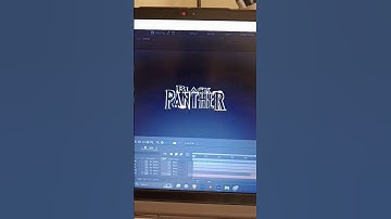 logo animation in after effects #animation #motiongraphics #blackpanther #shorts #aftereffects