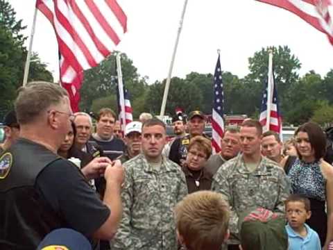 Welcome Home, SPC Messmer, 1SGT Driscoll, STAFF SGT Meng and SPC Fentress!