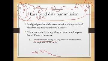 Digital Communication - V14 - Passband Data Transmission and Basic Concepts of Digital Modulation