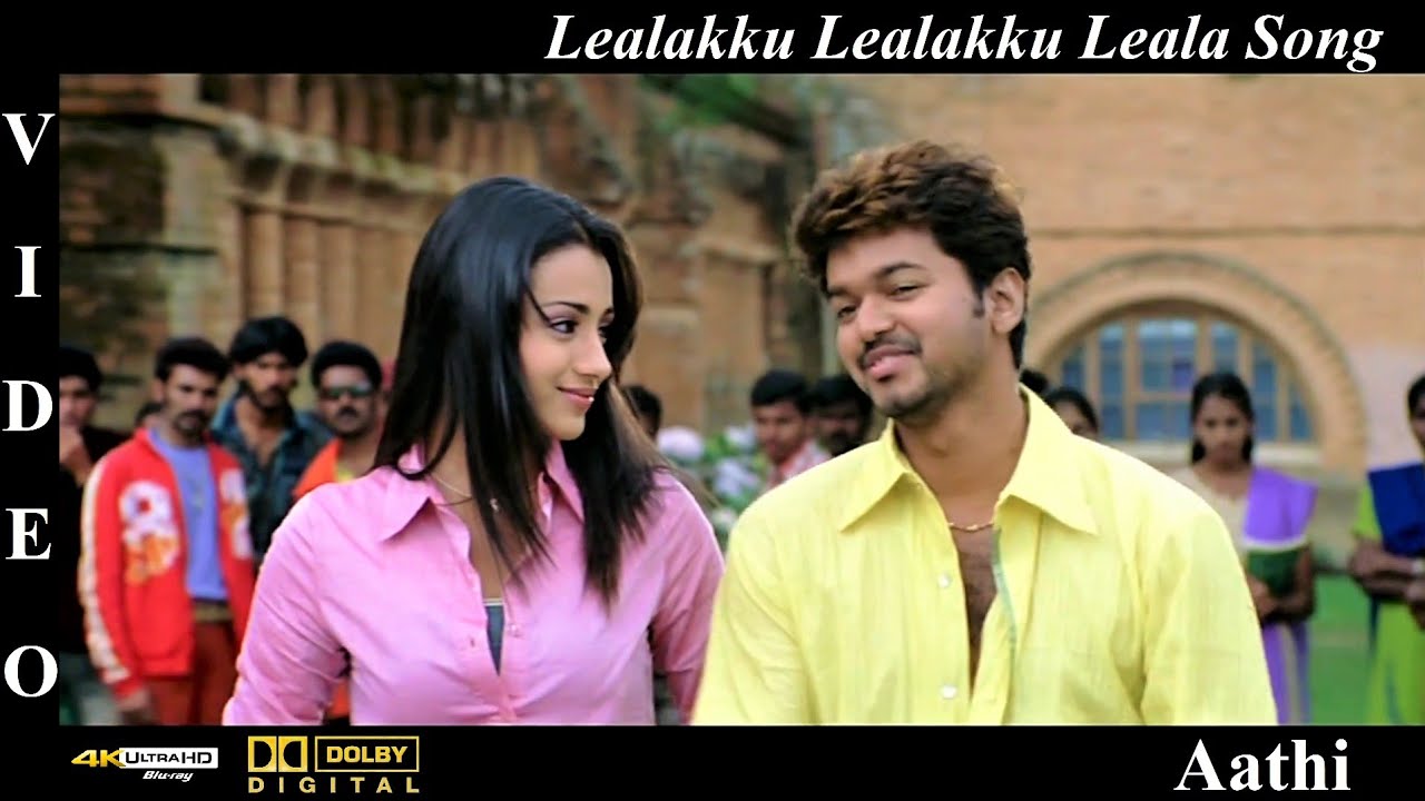 Lealakku Lealakku  Aathi Tamil Movie Video Song 4K Ultra HD Blu Ray  Dolby Digital Sorround 51 DTS