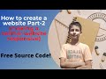 How to create a website using the HTML and CSS||Part 2||Code And Man
