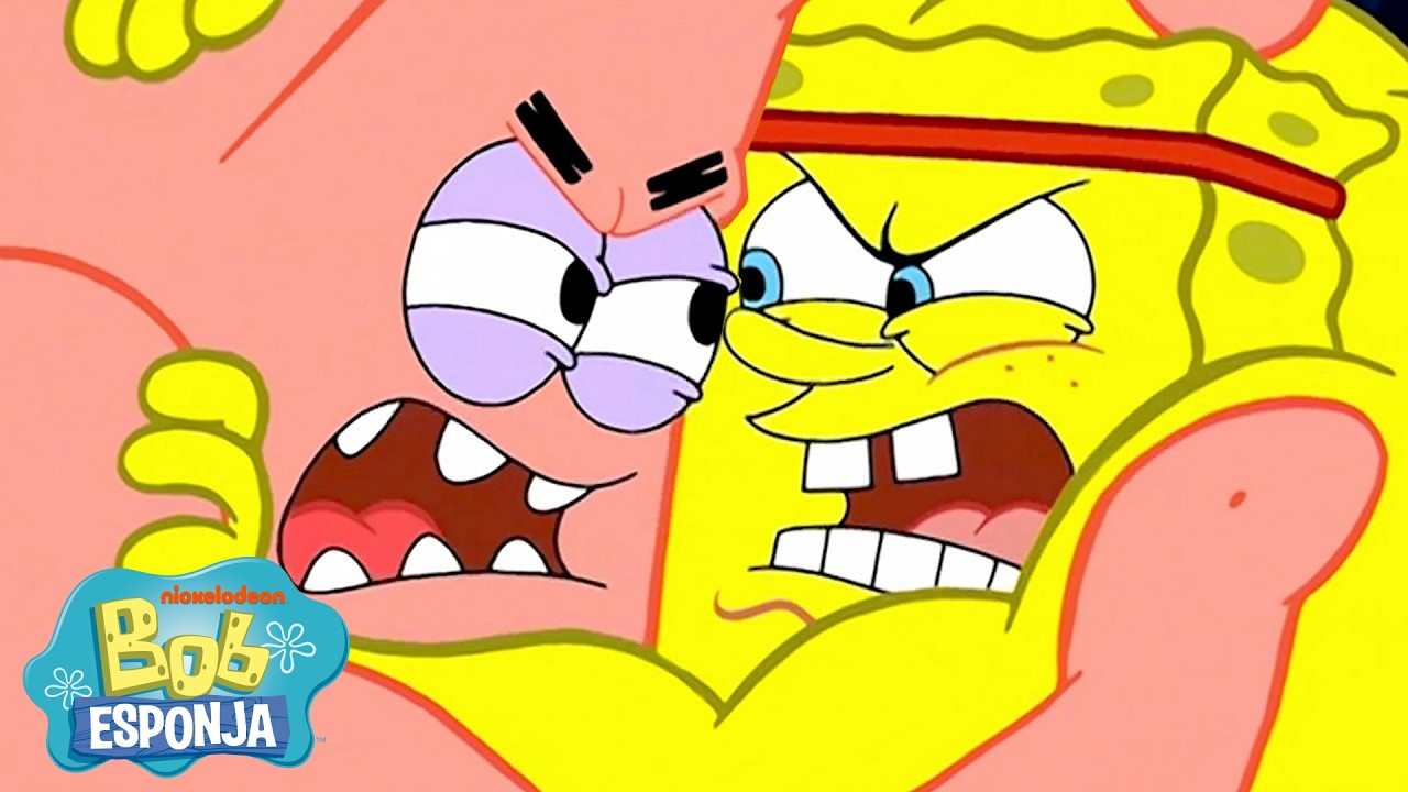 Bob Esponja | 60 minutos de peleas en Fondo de Bikini! 🥊 | Bob Esponja en Español