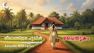 Neelanjana Poovin Karaoke With Lyrics