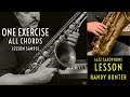 One Exercise All Chords - Jazz Improvisation Lesson for Saxophone
