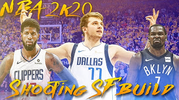 First Look NEW MYPLAYER BUILDER NBA 2K20 [My PERSONAL BUILD Sharpshooter SF]