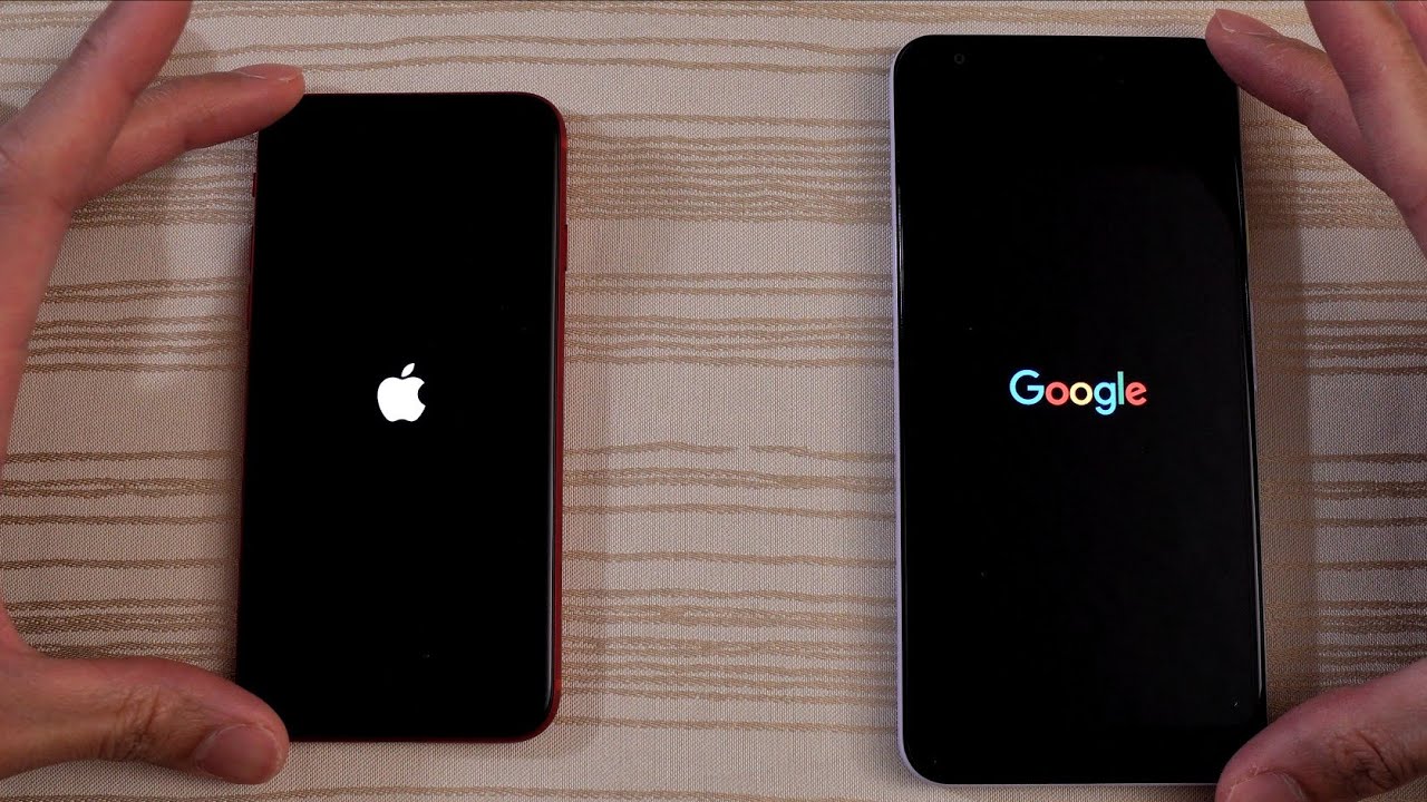 iPhone SE 2020 vs Google Pixel 3a XL SPEED TEST! - YouTube