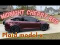 NEW Midnight Cherry Red Model X