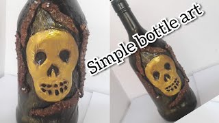 Bottle Art !!!!! Skull