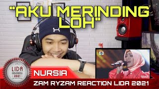 REACT PENAMPILAN NURSIA(MALUT) TOP 70 LIGA DANGDUT 2021 SUMPAH BENANG EMAS #lida2021 #nursialida2021