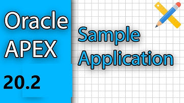 How to Create Sample Application in Oracle Apex 20.2