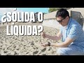 ¿Es la Arena Sólida o Líquida?