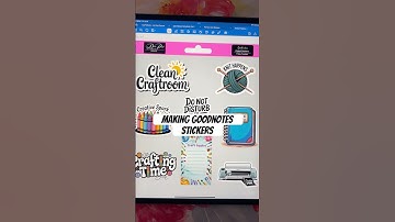 Making Digital Stickers #goodnotesstickers #goodnotes