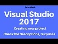 Microsoft Visual Studio 2017 -  Creating new project in Visual Studio 2017