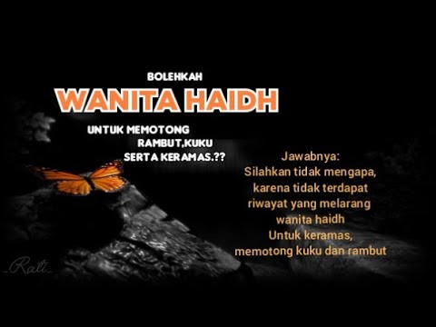  BOLEHKAH  WANITA  YANG SEDANG HAIDH POTONG  KUKU DAN RAMBUT  