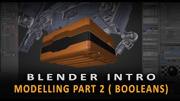Blender Intro 04: Modelling part 2 ( Booleans )