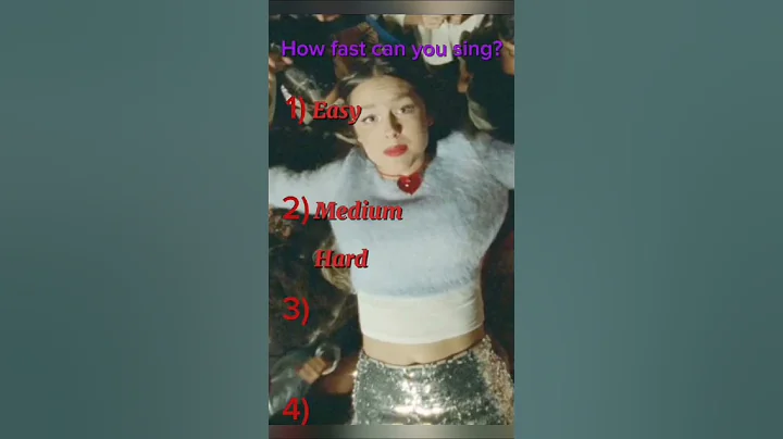 How fast can you sing Bad Idea Right?!! 💜✨ #oliviarodrigo #badidearight #guts