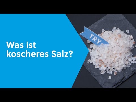 Was ist kosher salt bzw. koscheres Salz?