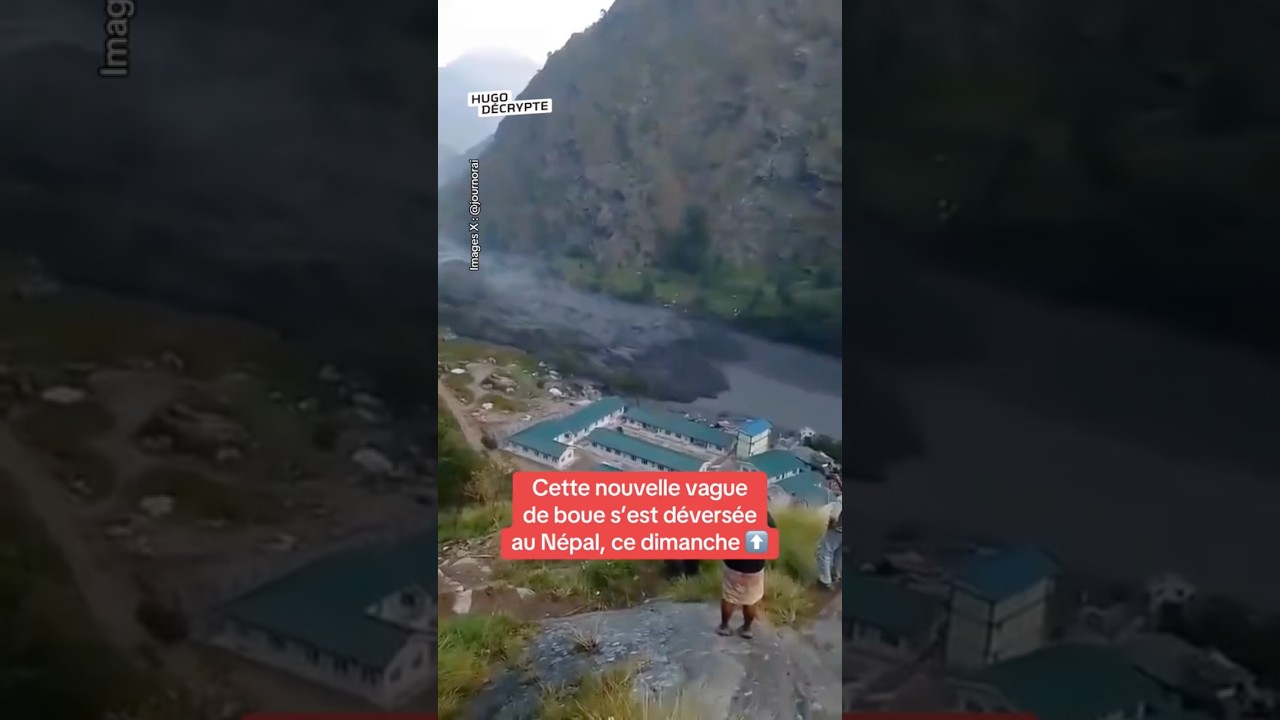 Cette nouvelle vague de boue s’est déversée au Népal, ce dimanche ⬆️