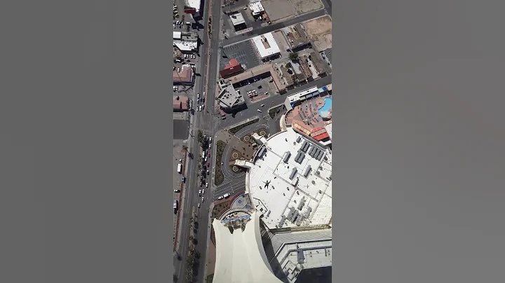 Sky jump at The Strat, Las Vegas