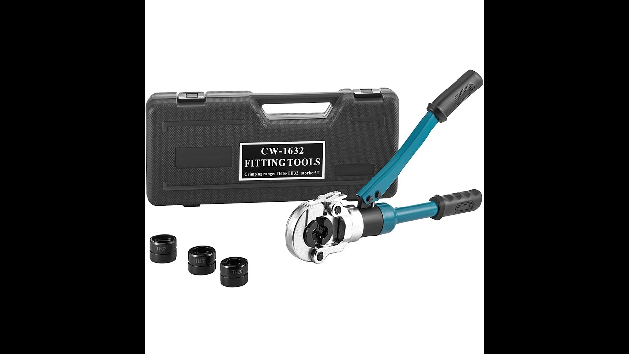 Pinza Crimpatrice Idraulica Da 16 Tonnellate, 8 – 300 Mm², Con 13 - Foto 3