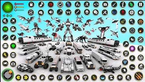 Us Police Robot Car Game 3d