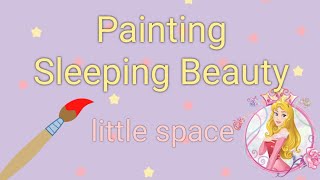 Painting Aurora ornament and Aurora magazine - little space  arts and crafts  - DDLG ABDL