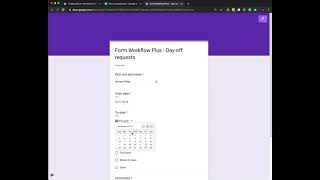 Form Workflow Plus Google Scope Usage