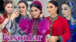 Bir Birinden Owadan Türkmen Moda Koynek Fasonlar 2024 Dresses For Women Turkmen Fasonlar 2024