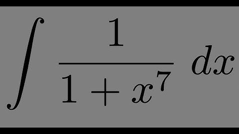 Integral of 1/(1+x^7)